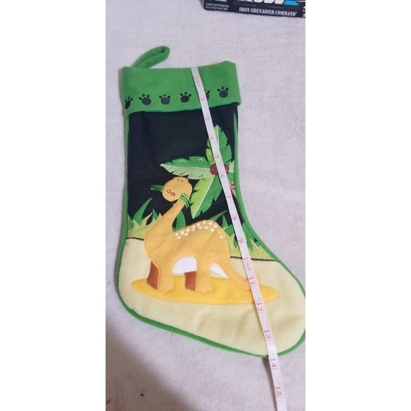 Christmas Stocking Dinosaur Childrens 13 inches - Picture 5 of 6